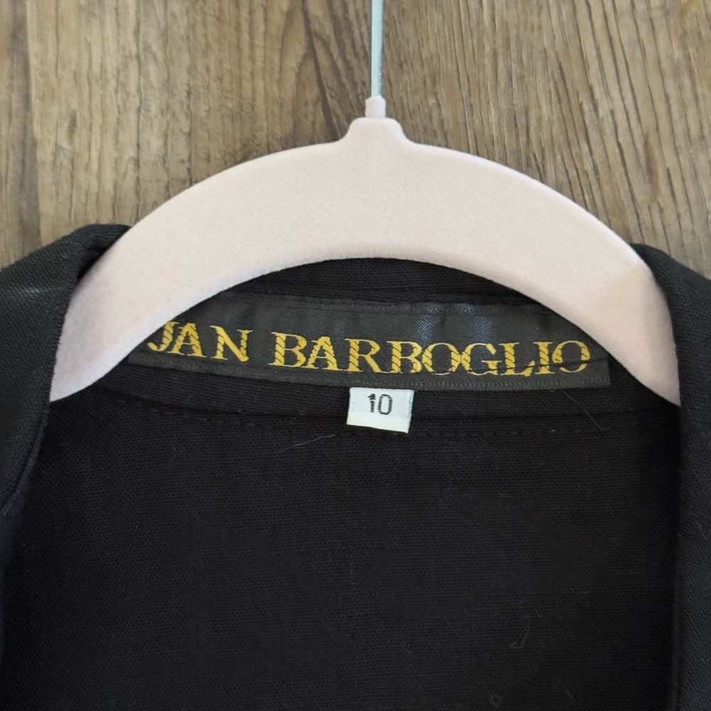 VTG Jan Barboglio • Linen Blend Ruffle Bolero Jacket - Picture 9 of 13